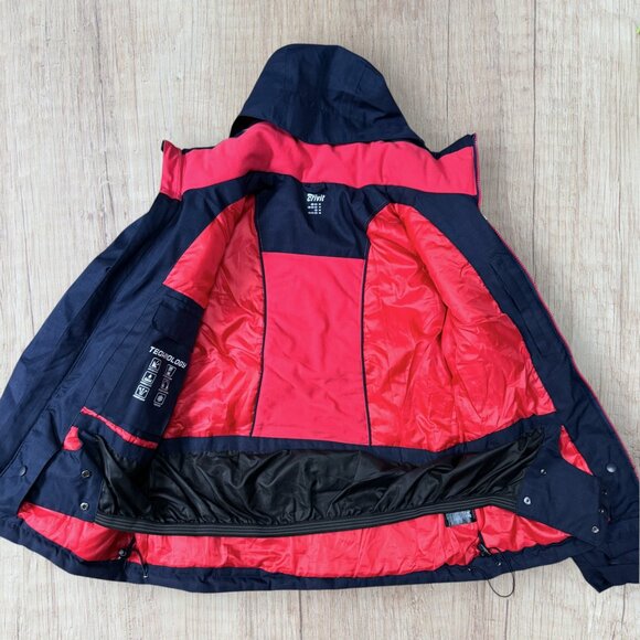 Crivit Waterproof Ski Snowboard Jacket Women’s Size 6 (EU 38) Navy/Red - Picture 3 of 9